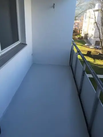 Balkon nach der Sanierung